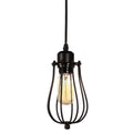Vintage Industrial Black Iron Pendant Light