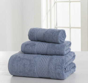 Luxury Cotton Terry Bathrobe and Towel Collection