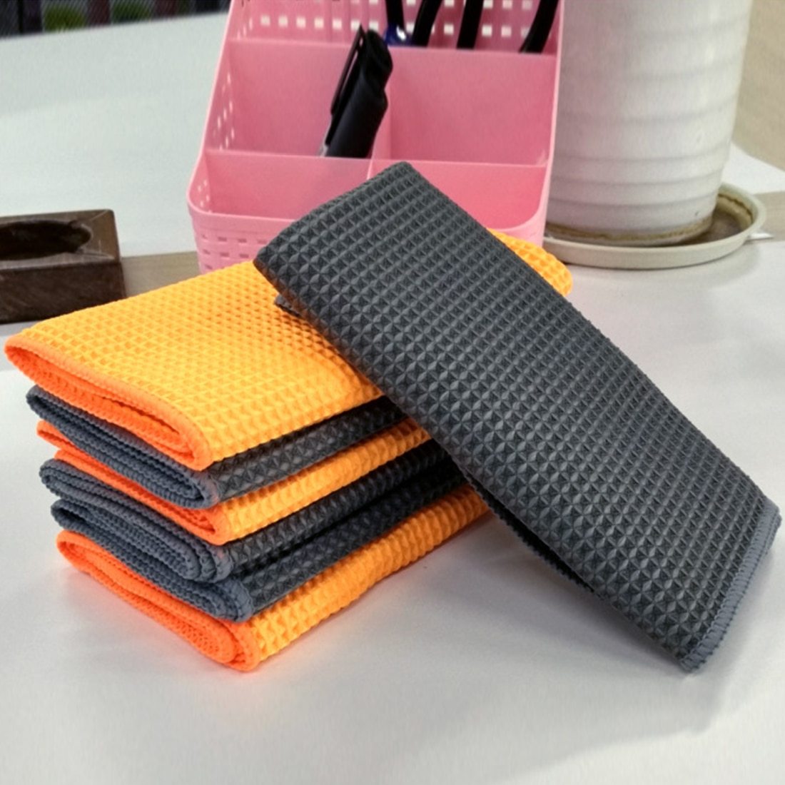 Soft Non-Scratch Pineapple Texture Towel