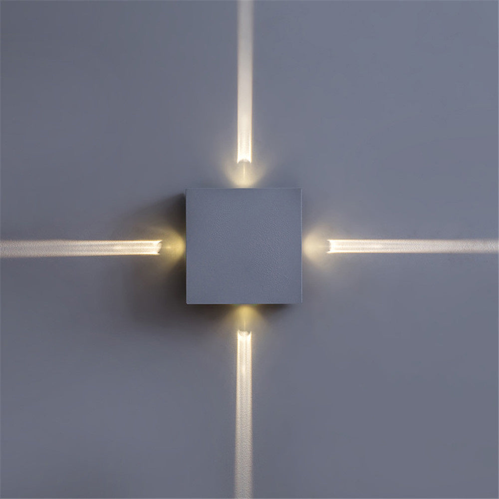 Modern Indoor LED Cross Wall Lamp for Living Room