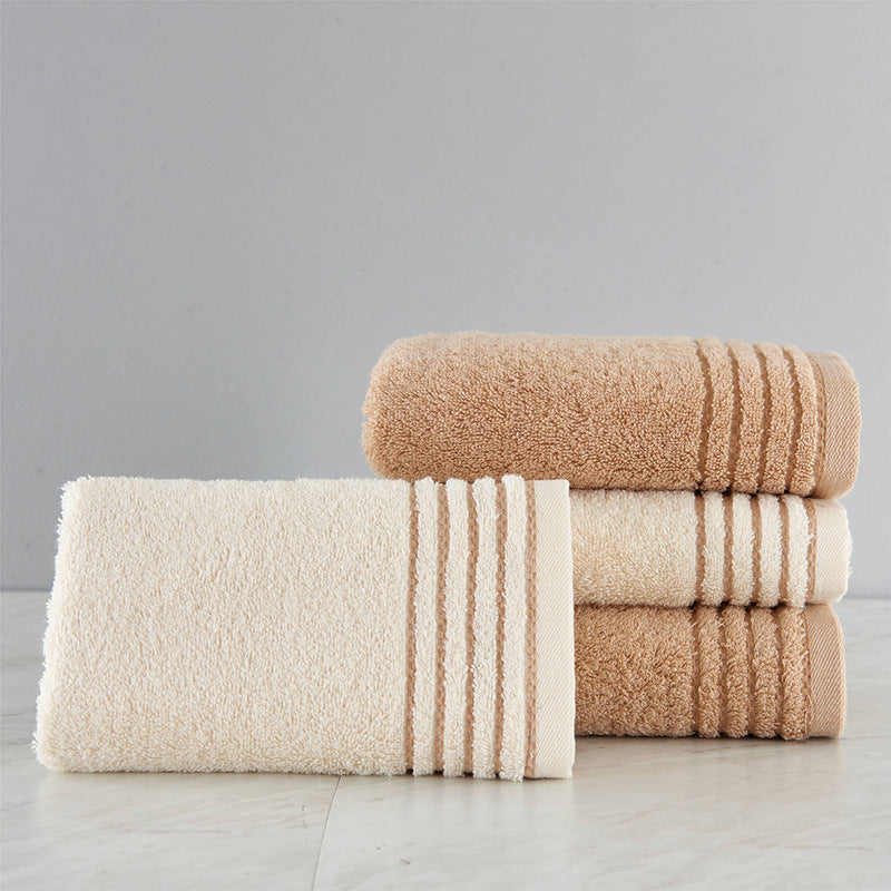Luxury Solid Color Cotton Towels Collection